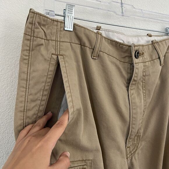 Levis Cargo Loose Fit Pants Mens 34x32 Actual 36x30 Khakis Utility Y2K White Tab - Picture 6 of 16